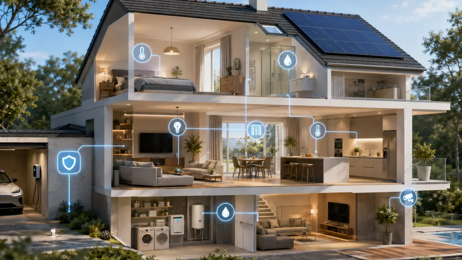 Умный дом HouseClever с локальным управлением инженерными системами