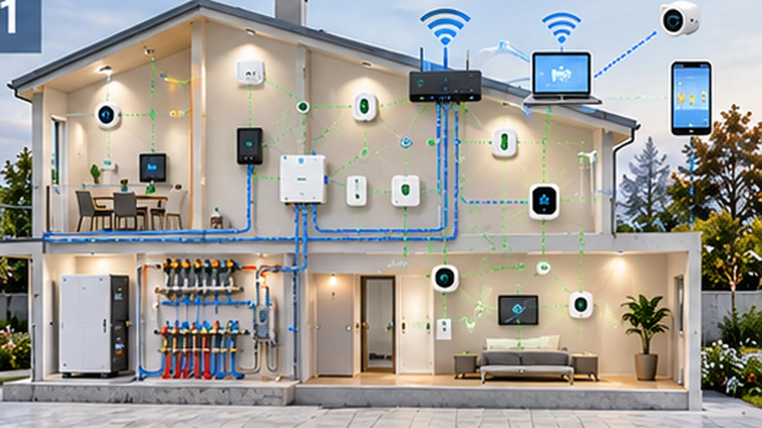 Проводные протоколы, Zigbee, Thread, Matter и Wi-Fi в одной системе HouseClever