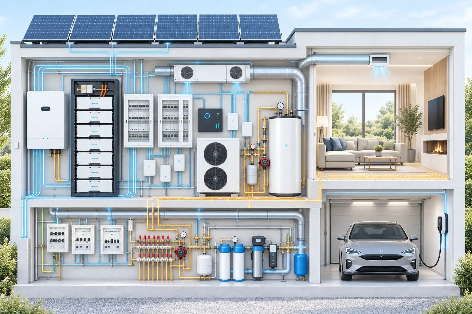 Инженерные системы HouseClever в единой архитектуре дома